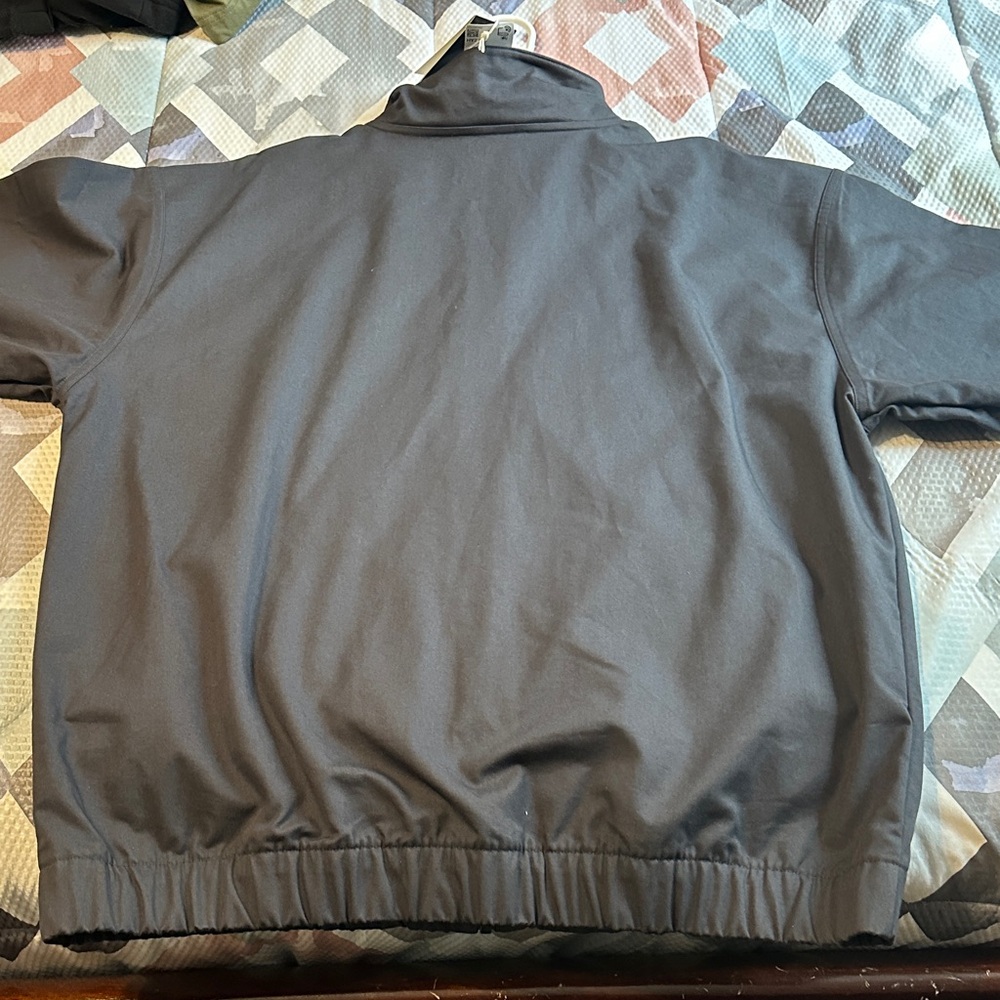 Adidas Men's Charcoal Windbreaker - Picture 3 of 3